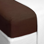Loft Linen Fitted Sheet in Cocoa | Cocoa-1