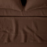 Loft Linen Flat Sheet in Cocoa | Cocoa-1