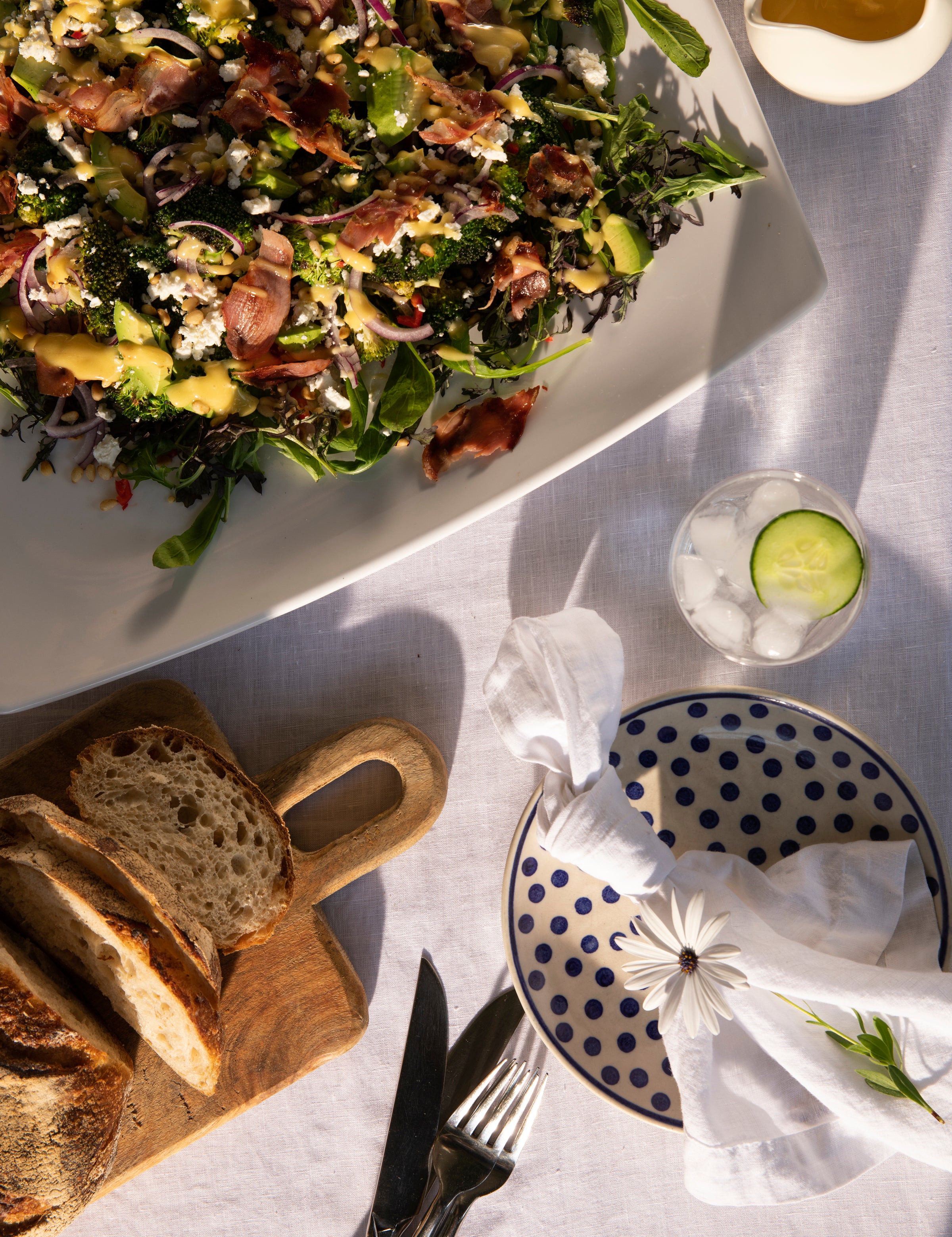 Loft Linen Napkin Set of 4 | White-4