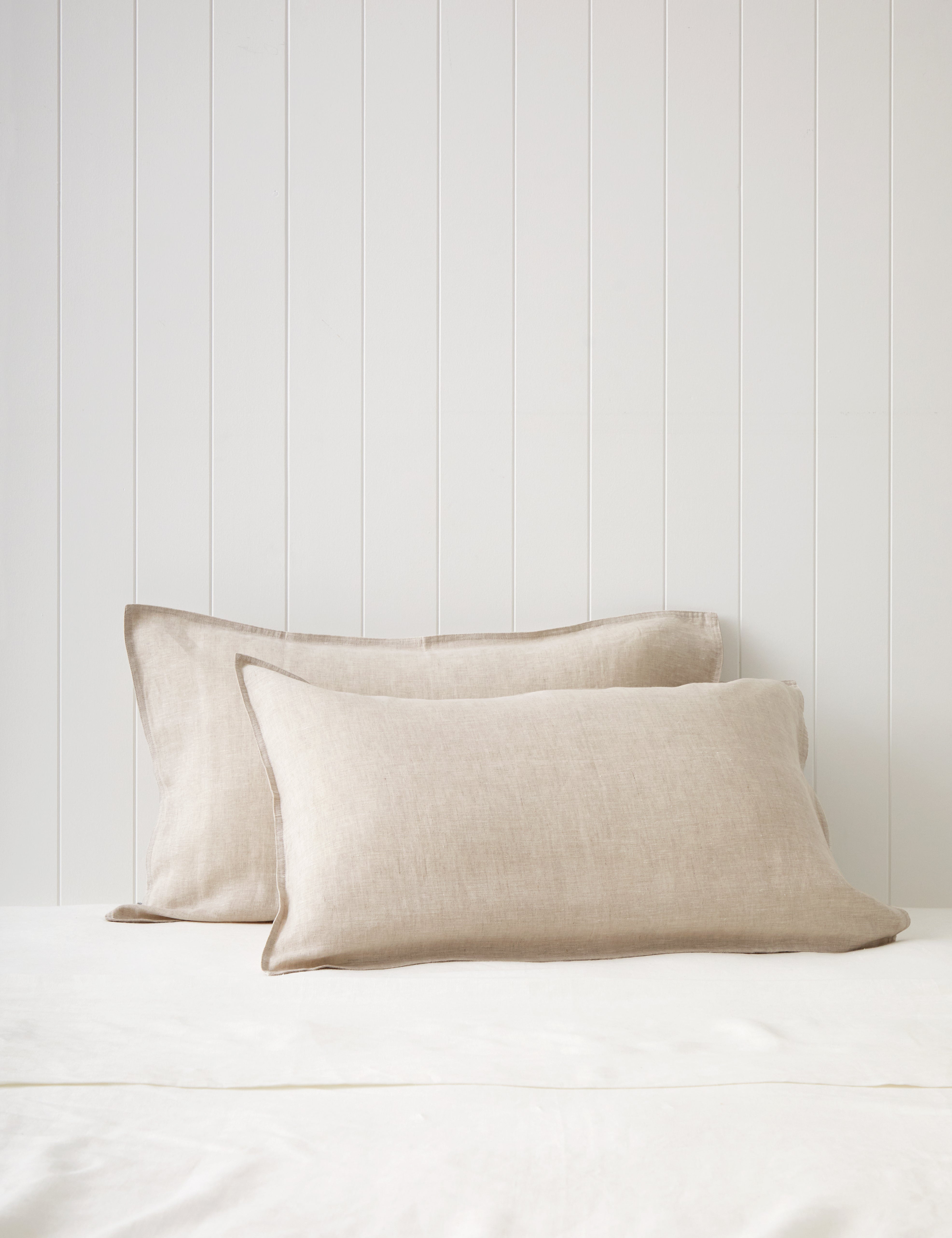 Loft Linen Standard Pillowcase Set in Natural | Natural-1