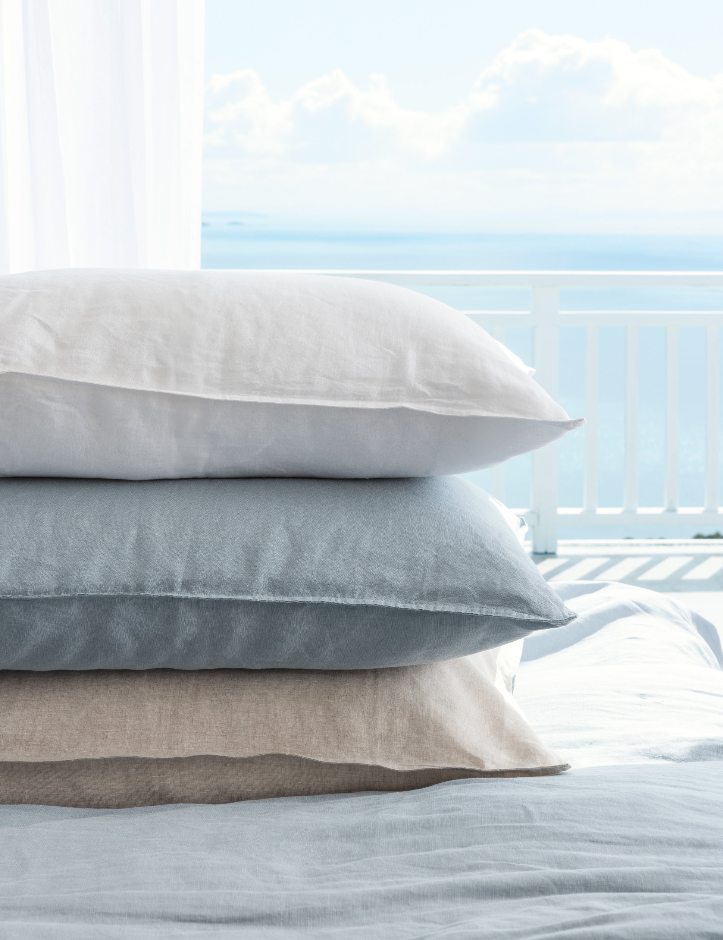 Loft Linen Standard Pillowcase Set in Natural | Natural-2