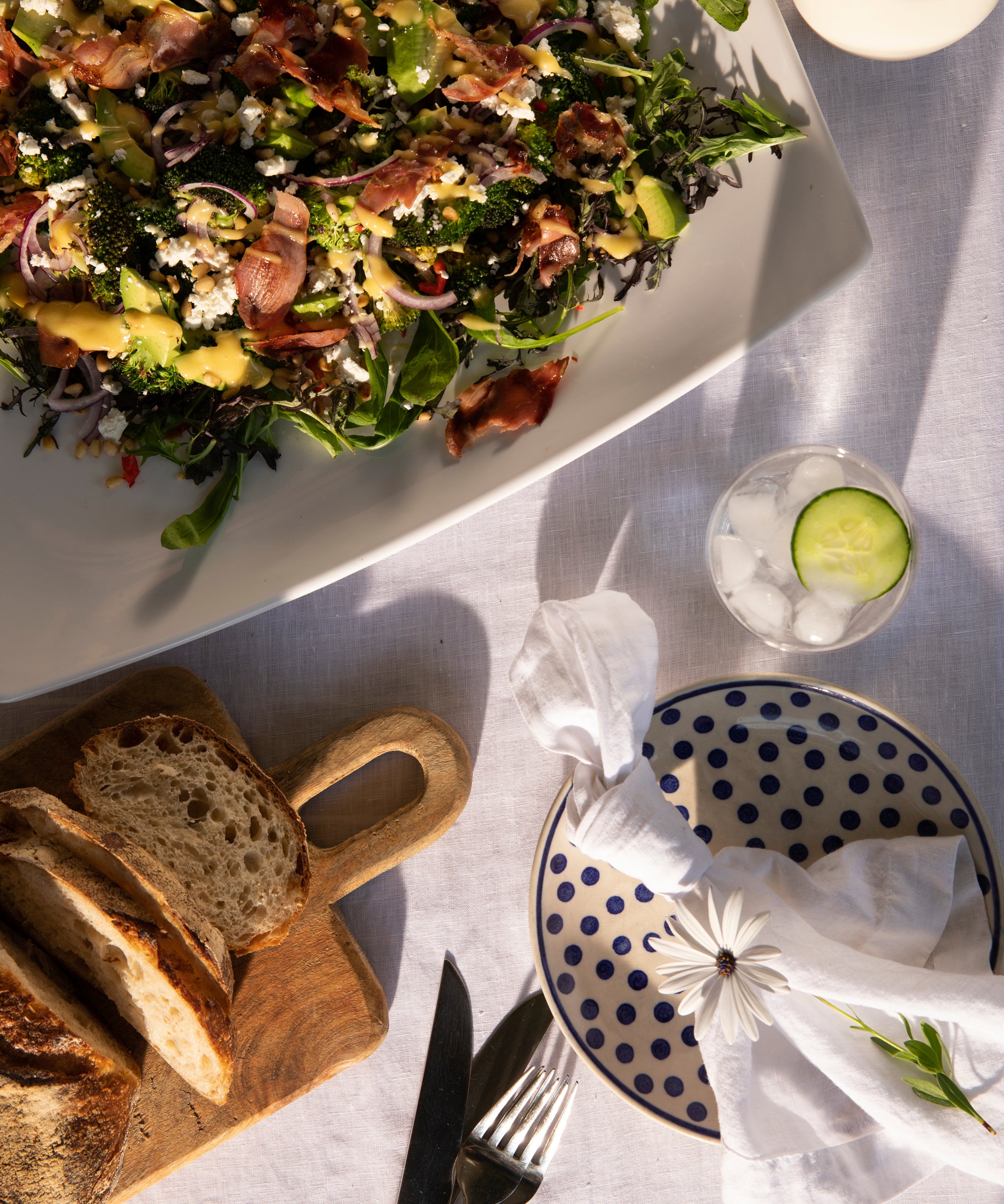 Loft Linen Tablecloth | White-3