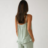 Lucie Cami | Green Gingham-4