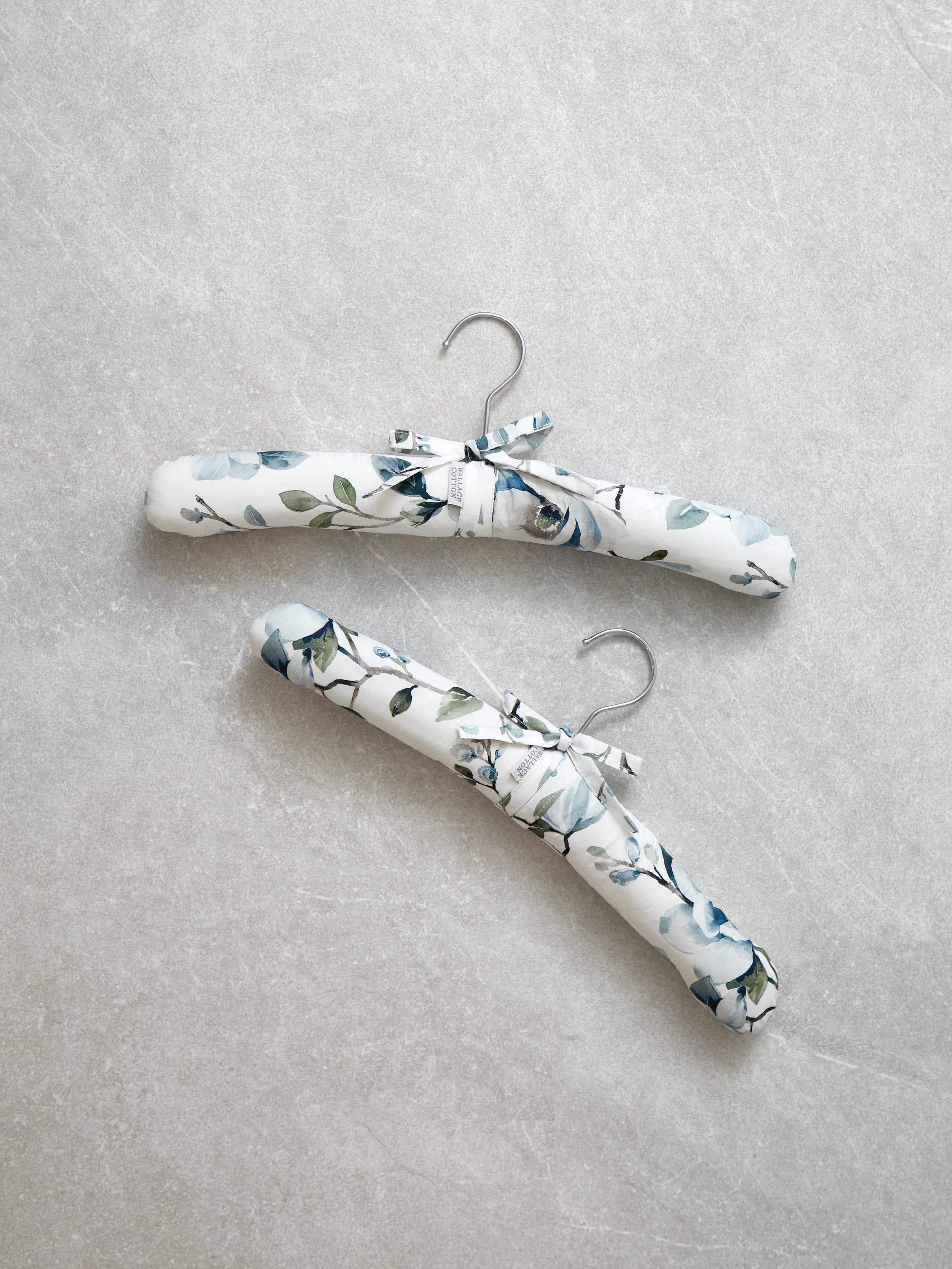 Magalie Coat Hanger Set | Blue Floral-1