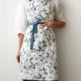 Magalie Everyday Apron | Blue Floral-1