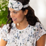 Magalie Eye Mask | Blue Floral-2