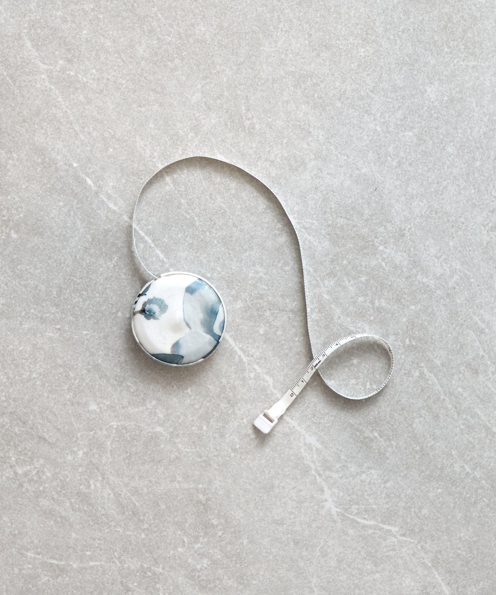Magalie Measuring Tape | Blue Floral-1