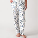 Magalie PJ Pants | Blue Floral-1