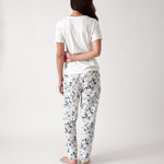 Magalie PJ Pants | Blue Floral-4