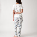 Magalie PJ Pants | Blue Floral-4