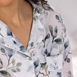 Magalie PJ Shirt | Blue Floral-5