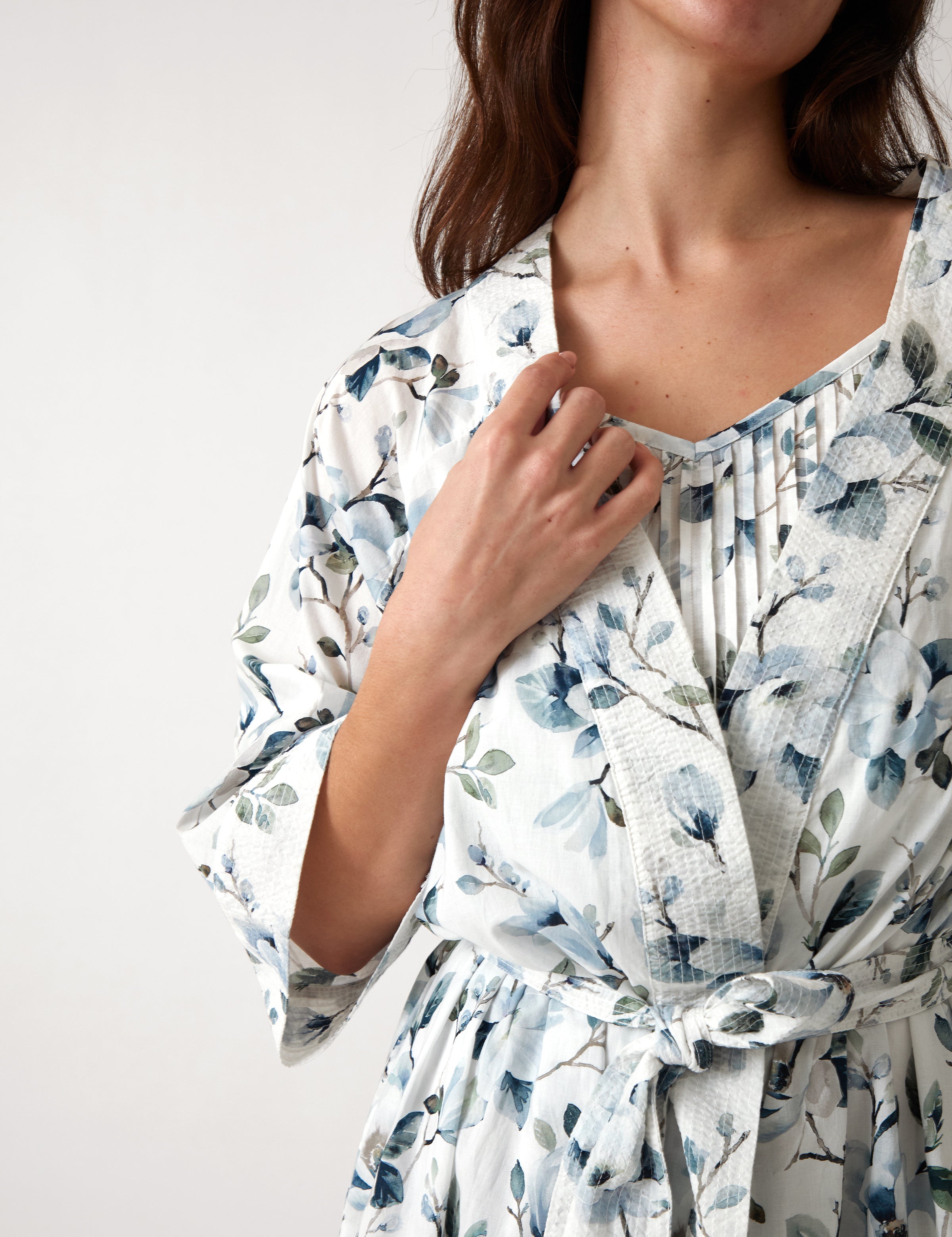 Magalie Robe | Blue Floral-2