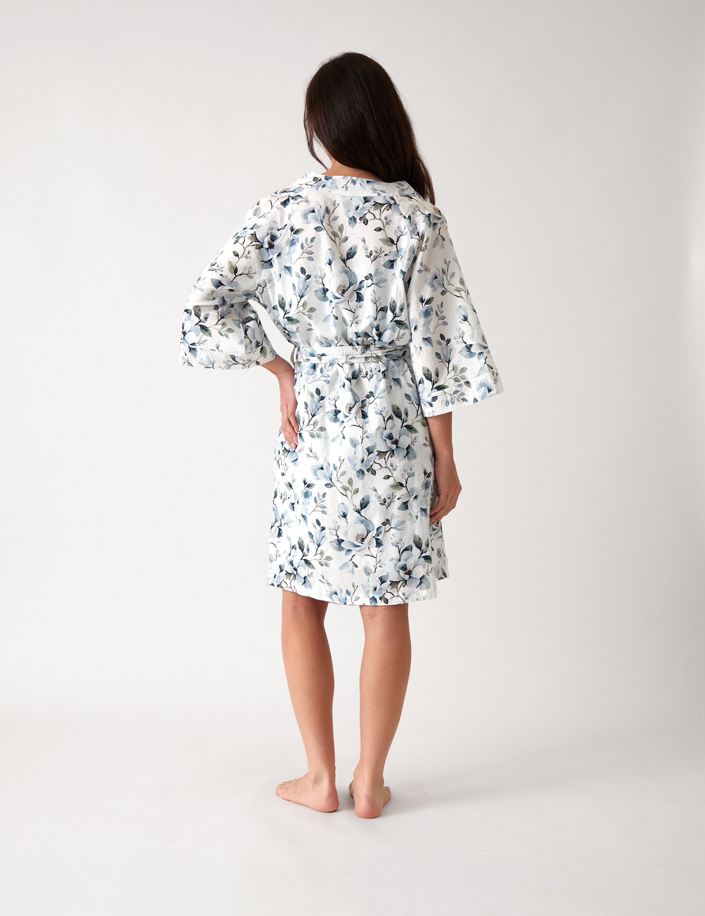 Magalie Robe | Blue Floral-4