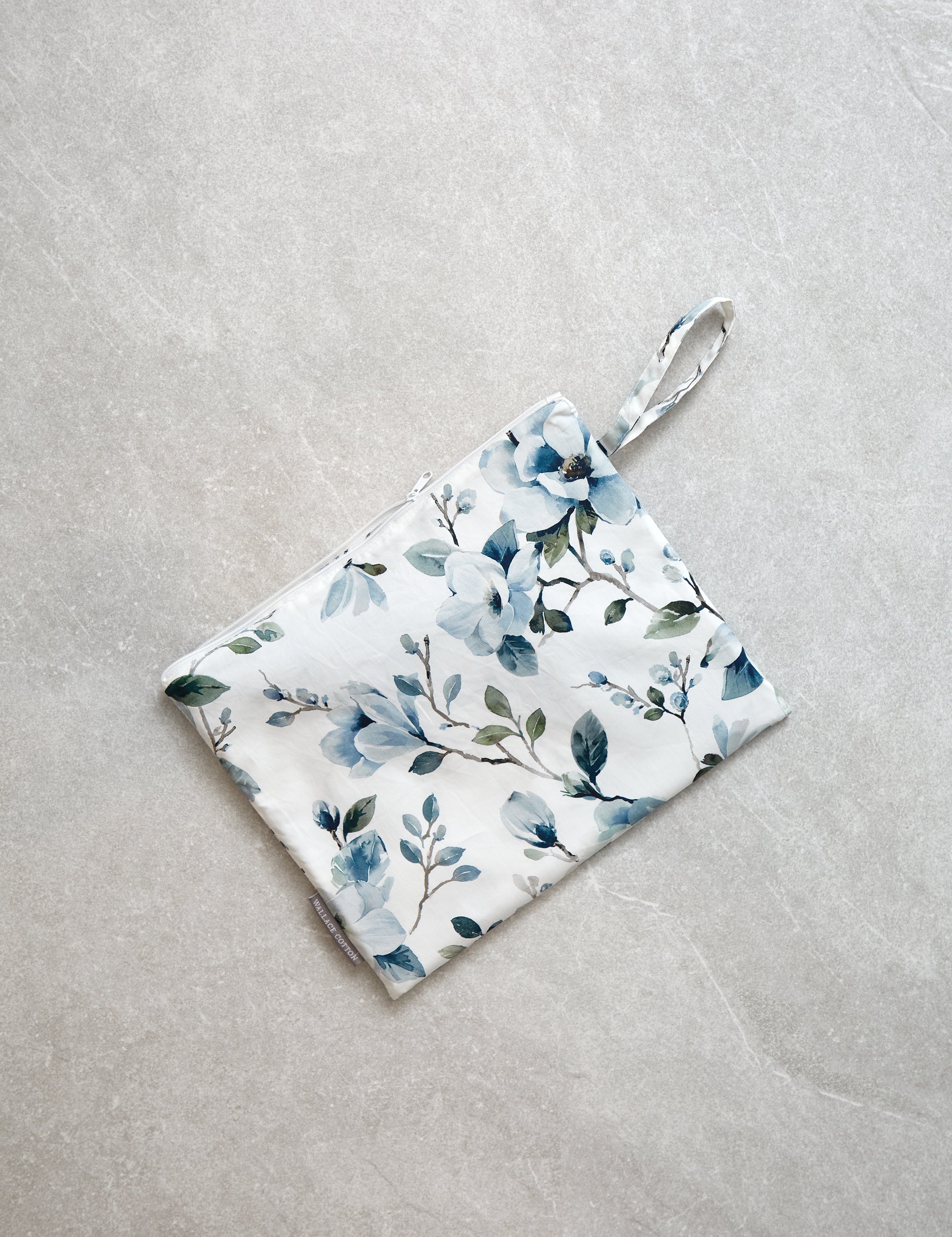 Magalie Wet Bag | Blue Floral-1