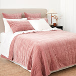 Maison Velvet Quilt | Rose-3