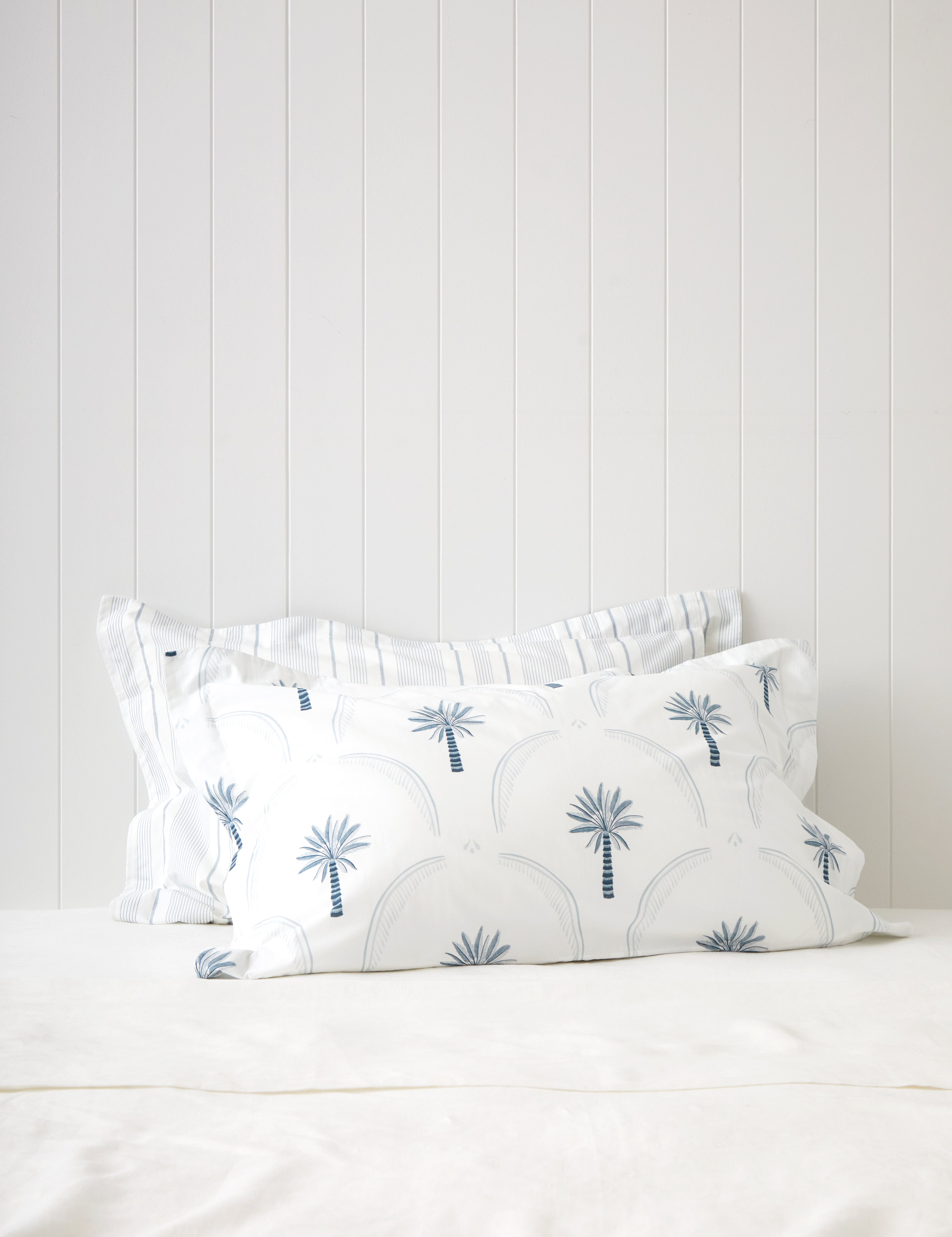 Maldives Oxford Pillowcase Set | Blue-1