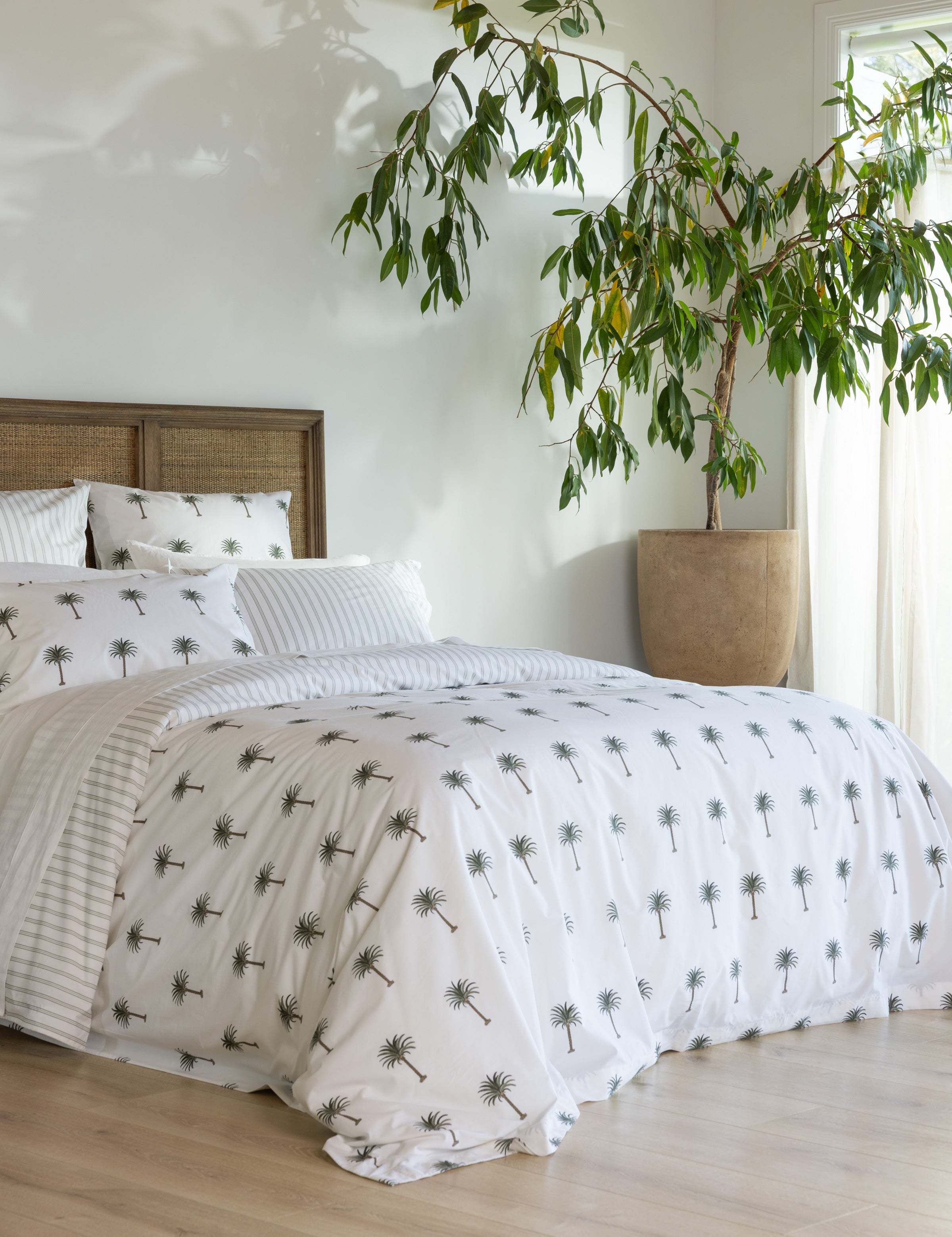 Mallorca Duvet Cover Set | Palm Tree-5