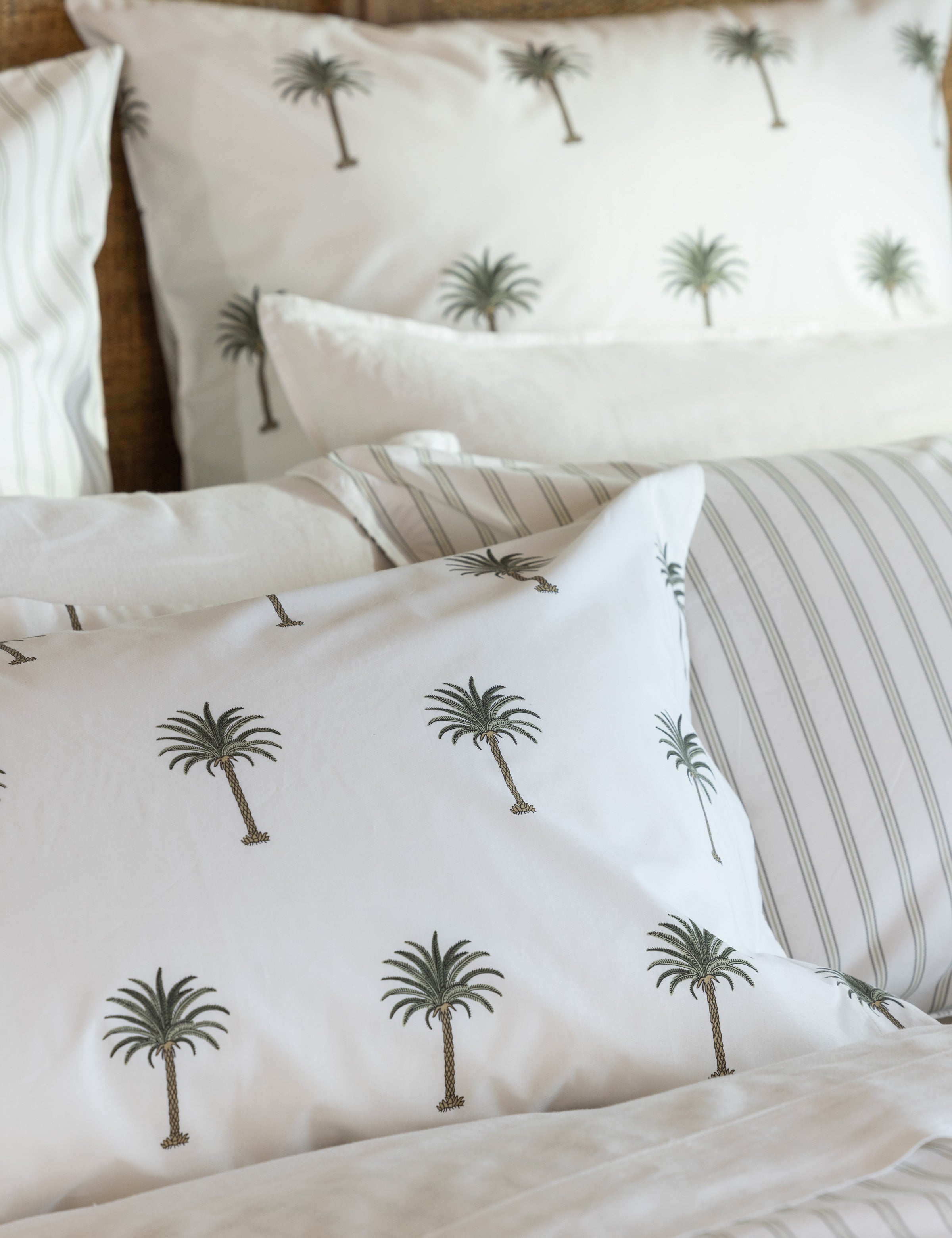 Mallorca European Pillowcase | Palm Tree-2