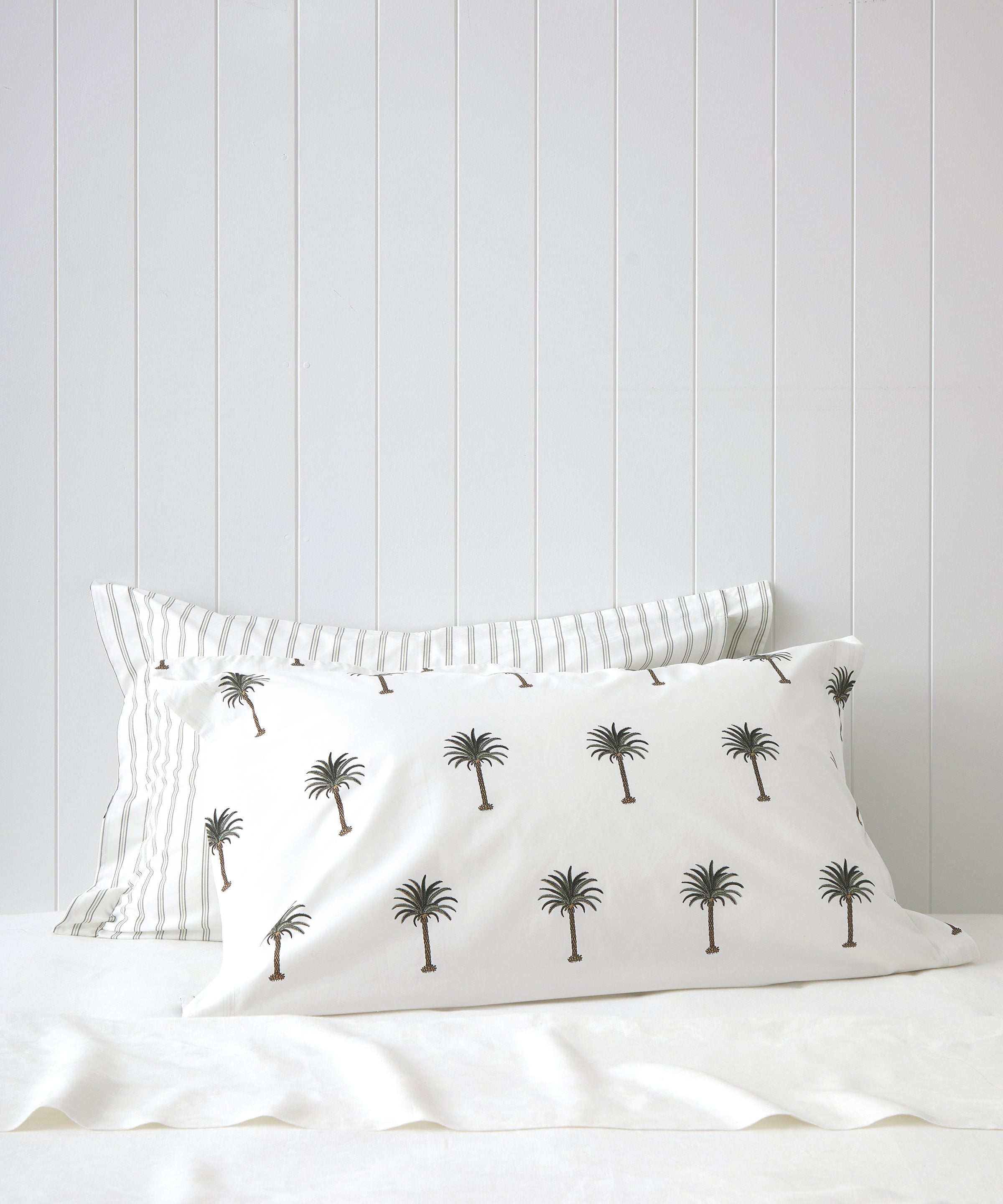 Mallorca Oxford Pillowcase Set | Palm Tree-1