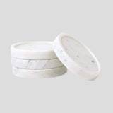 Marble Coaster Set of 4 | White-1