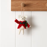 Master Mouse Wool Decoration | Red-1