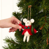 Master Mouse Wool Decoration | Red-2