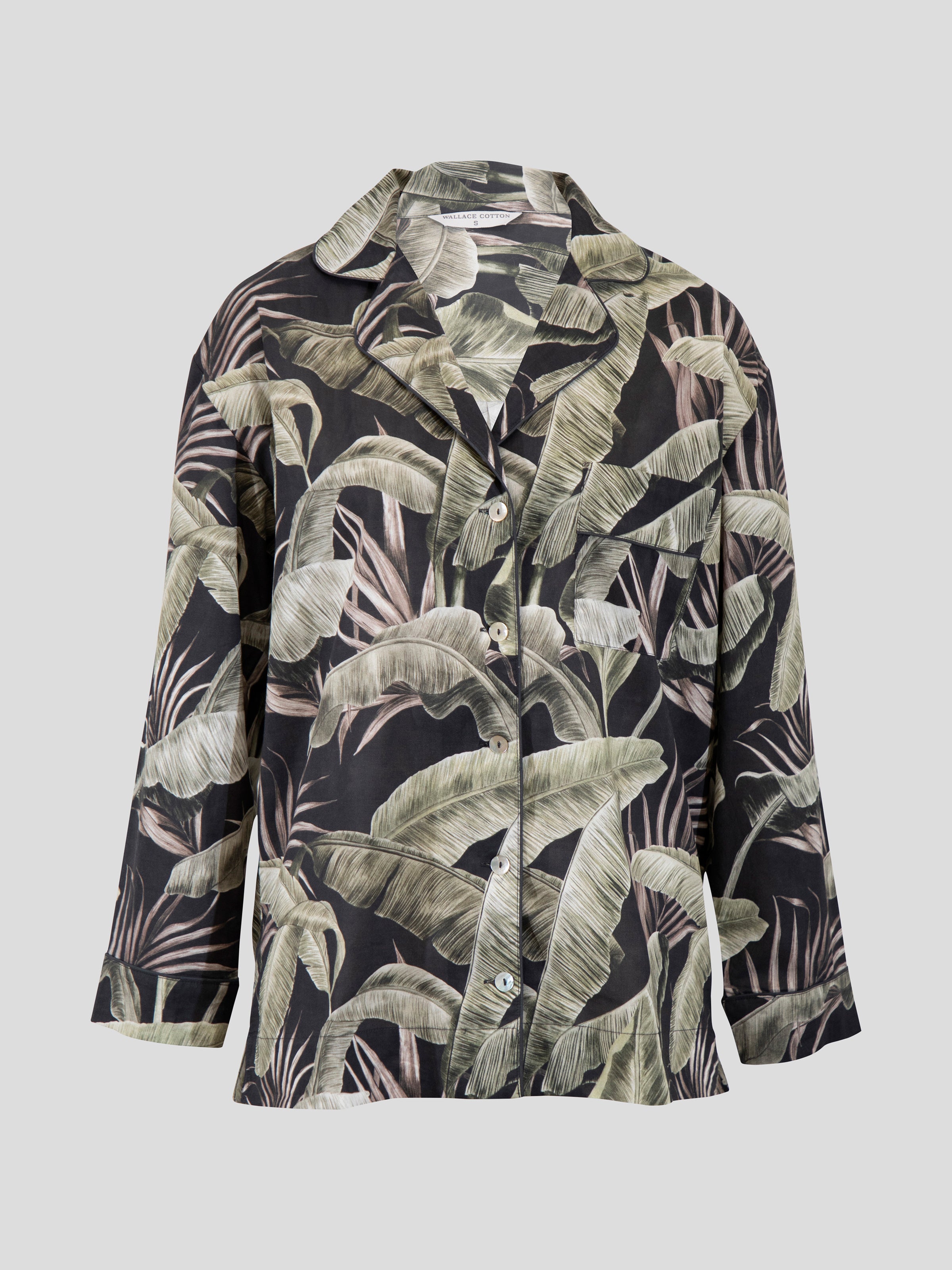 Mira Long Sleeve PJ Shirt | Leaf-2