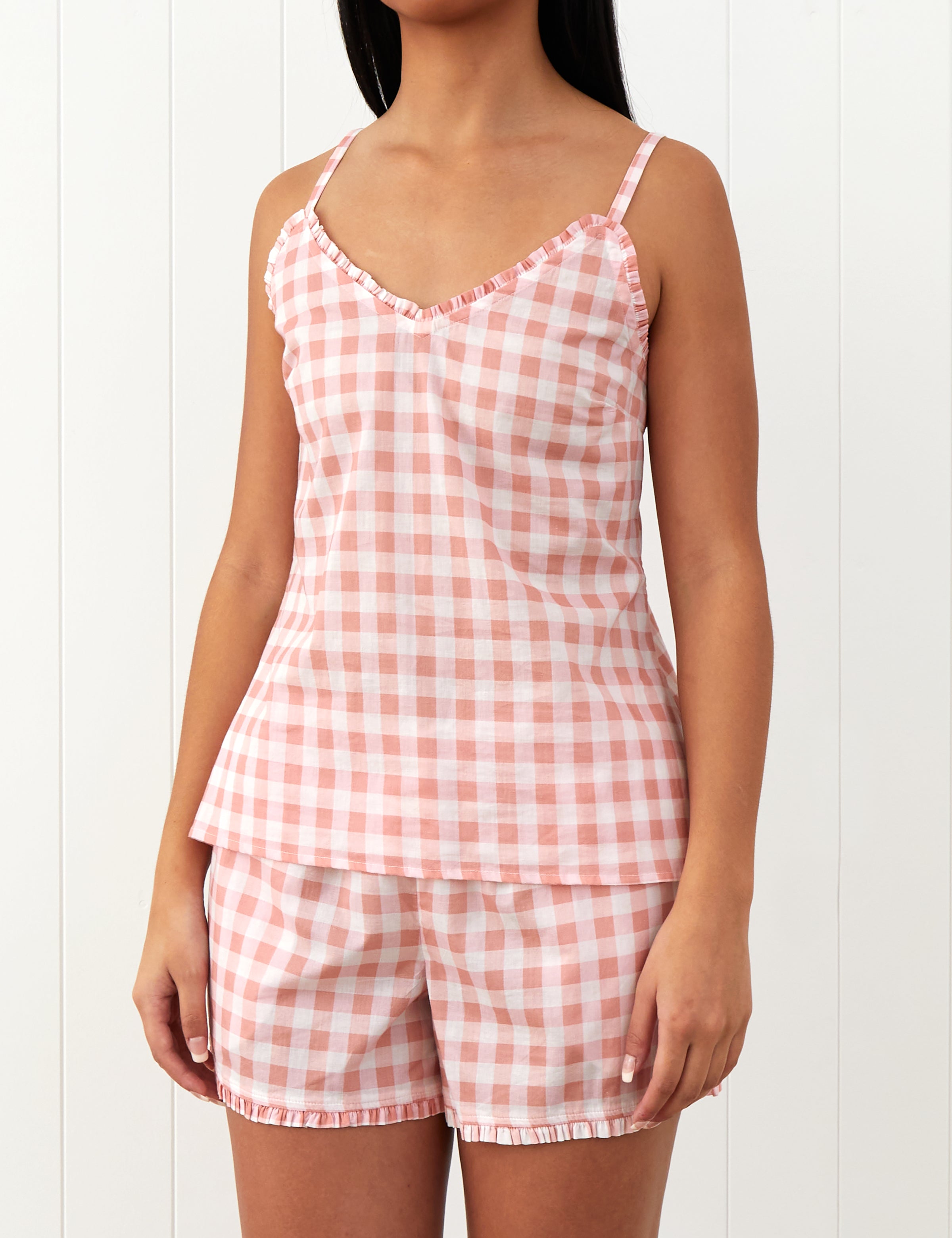 Molly Cami | Pink Gingham-1