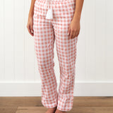 Molly PJ Pants | Pink Gingham-1