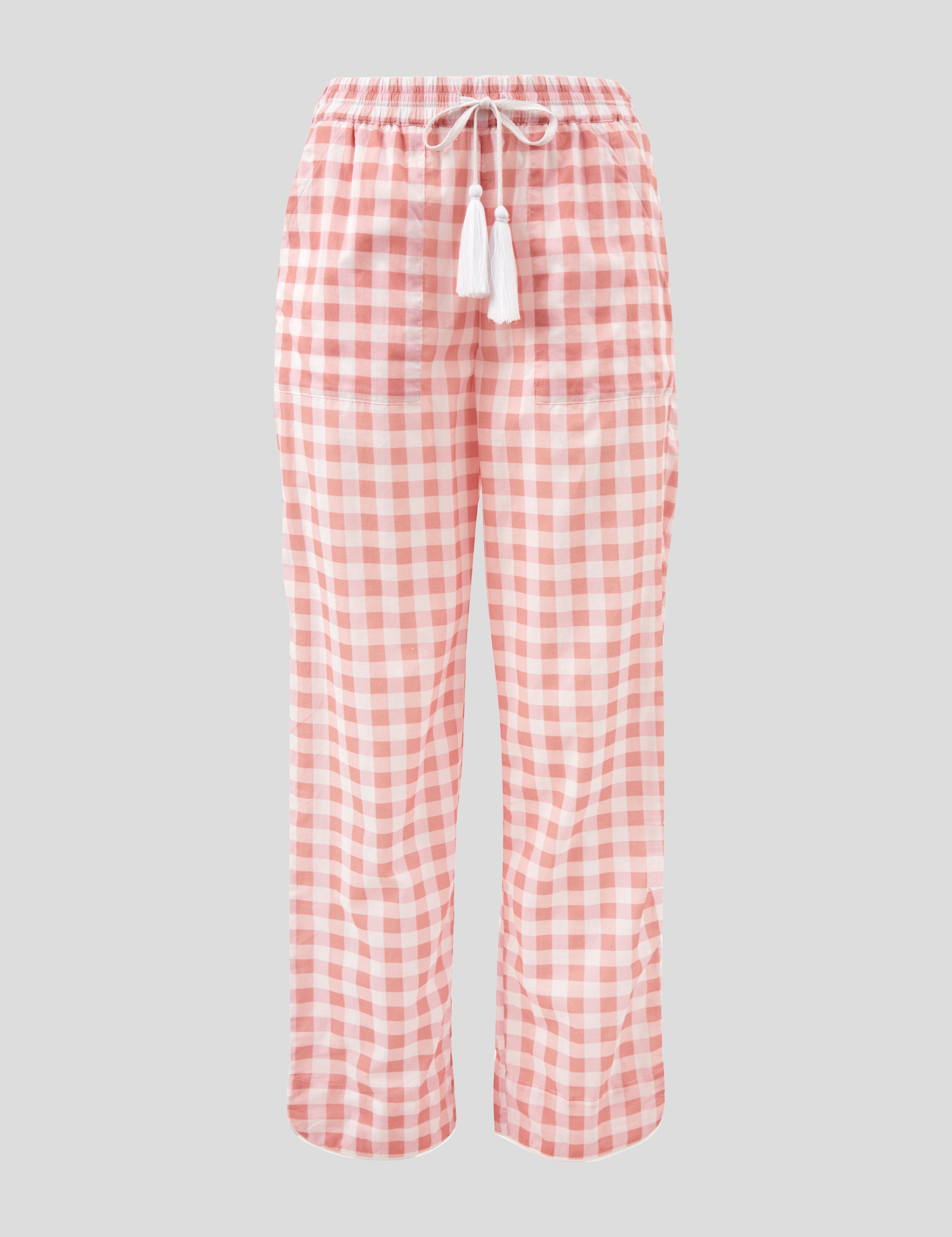 Molly PJ Pants | Pink Gingham-2