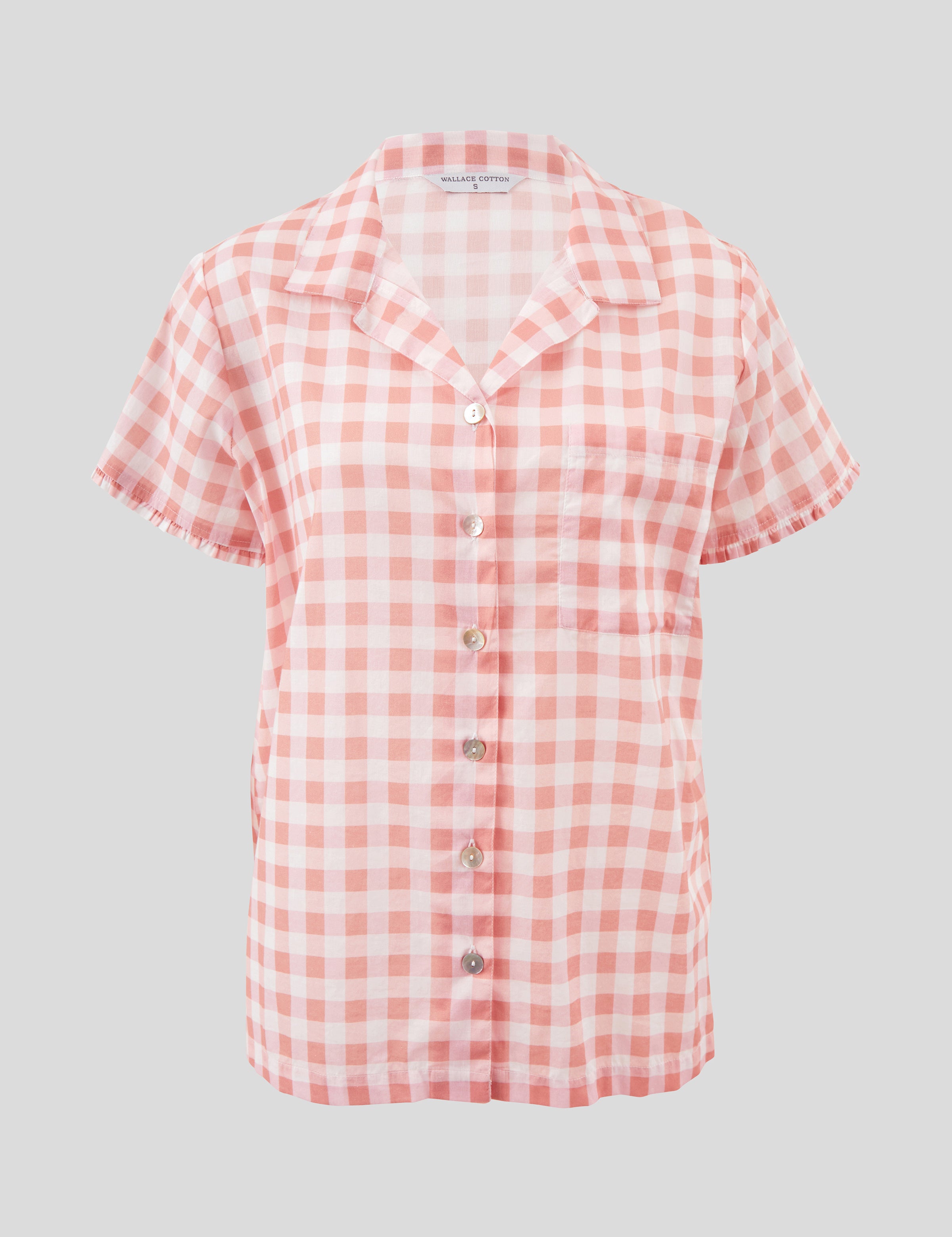 Molly PJ Shirt | Pink Gingham-2