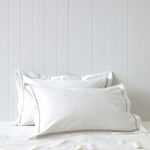 Monarch Accent Oxford Pillowcase Set | Stone White-1