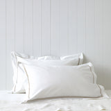 Monarch Accent Oxford Pillowcase Set | Stone White-1