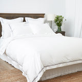 Monarch Duvet Cover Set | Grey White-3