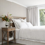 Monarch Duvet Cover Set | Grey White-5