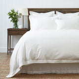 Monarch Duvet Cover Set | White White-1