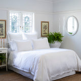 Monarch Duvet Cover Set | White White-4