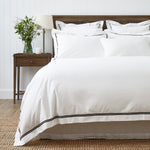 Monarch Long Duvet Cover Set | Black White-1