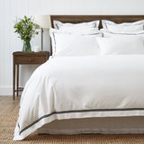 Monarch Long Duvet Cover Set | Black White-1