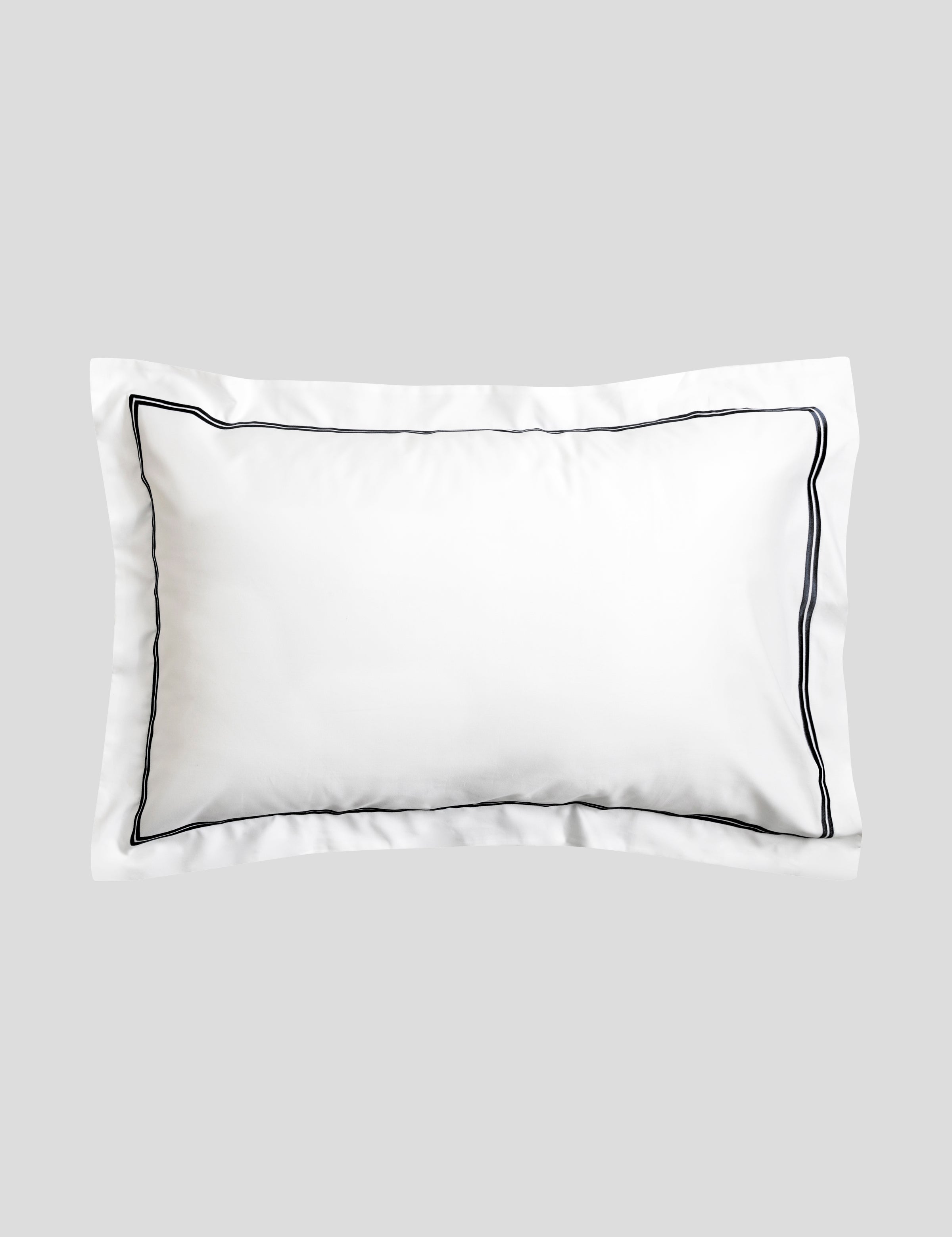 Monarch Oxford Pillowcase Set | Black White-1