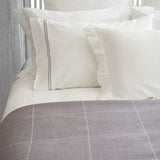 Monarch Standard Pillowcase Set | Grey White-2