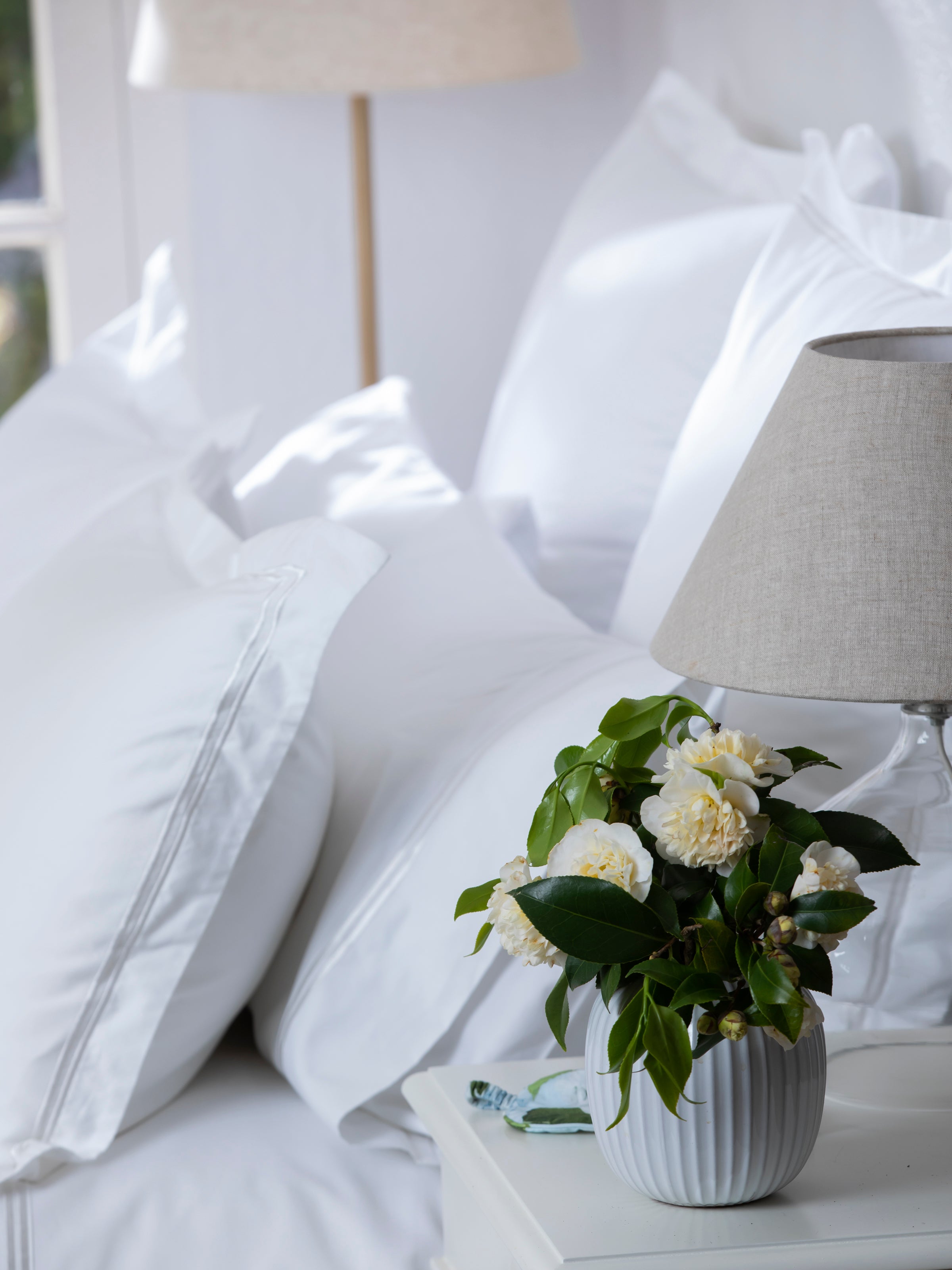 Monarch Standard Pillowcase Set | White-2