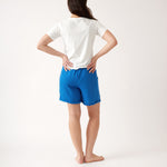 Mykonos Linen Shorts | Topaz-3