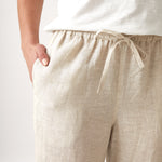 Mykonos Linen Straight Leg Pants | Natural-2
