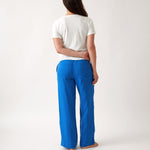 Mykonos Linen Straight Leg Pants | Topaz-4