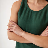 Mykonos Linen Tunic Singlet | Ivy-2