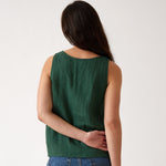 Mykonos Linen Tunic Singlet | Ivy-4