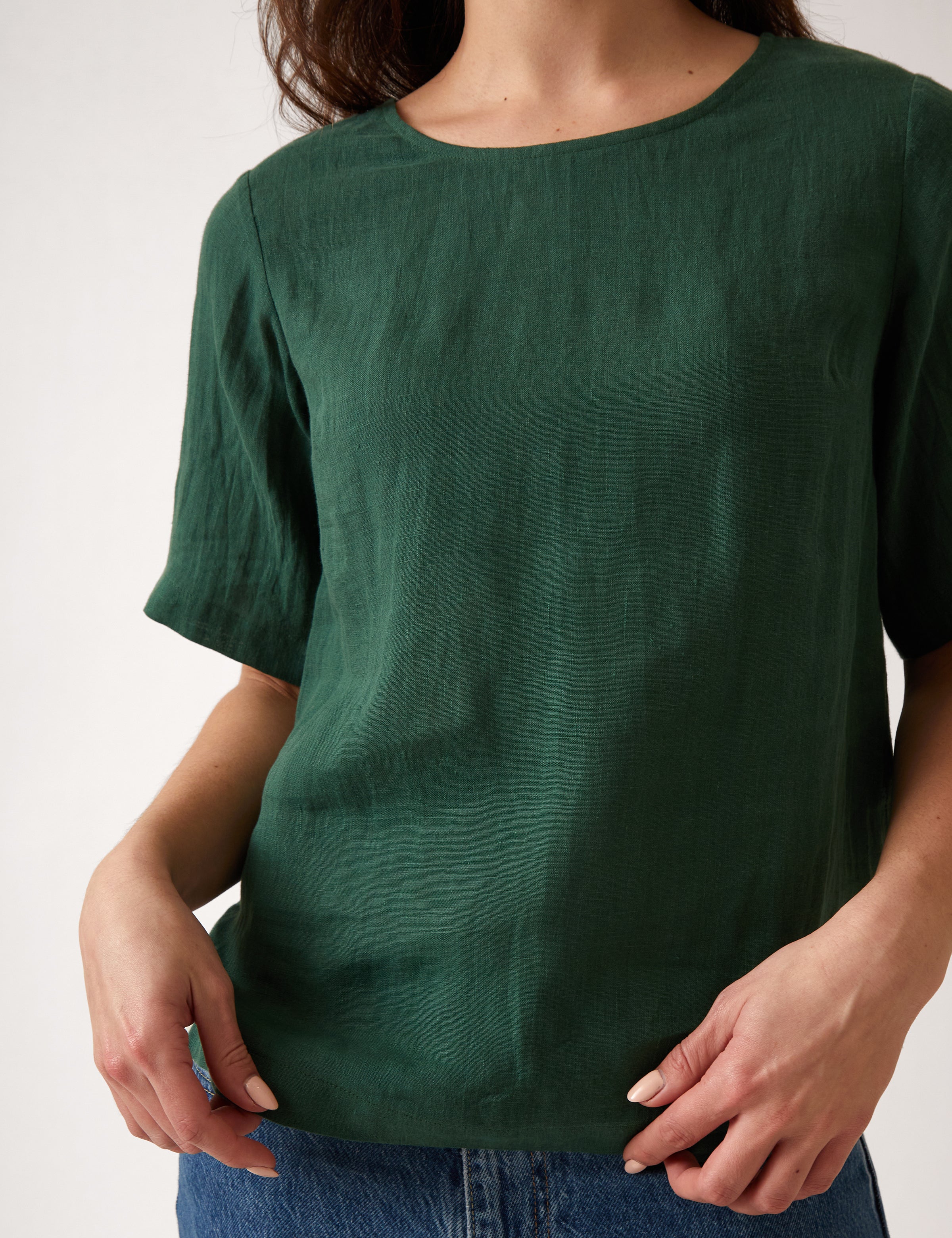 Mykonos Linen Tunic Top | Ivy-2
