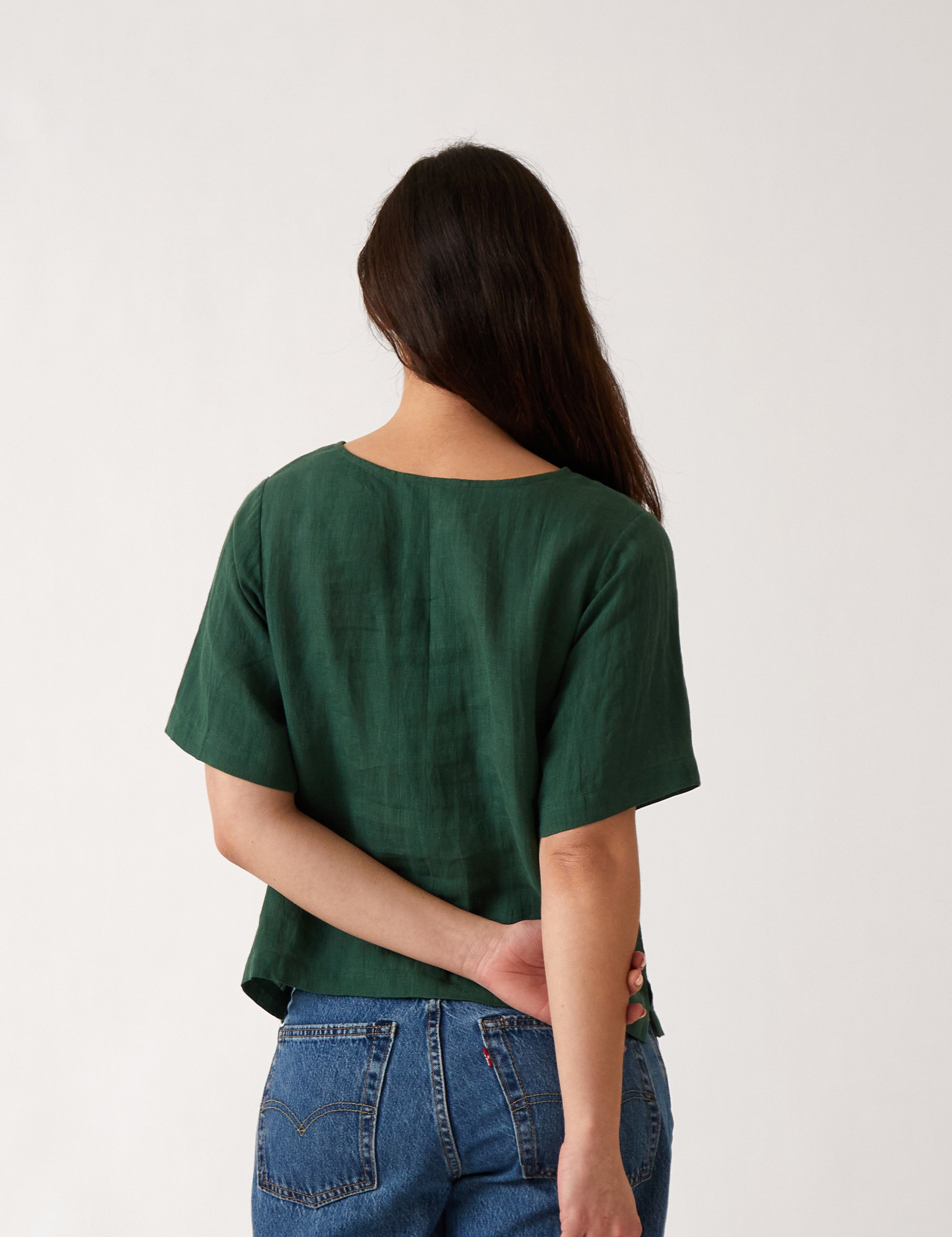 Mykonos Linen Tunic Top | Ivy-3