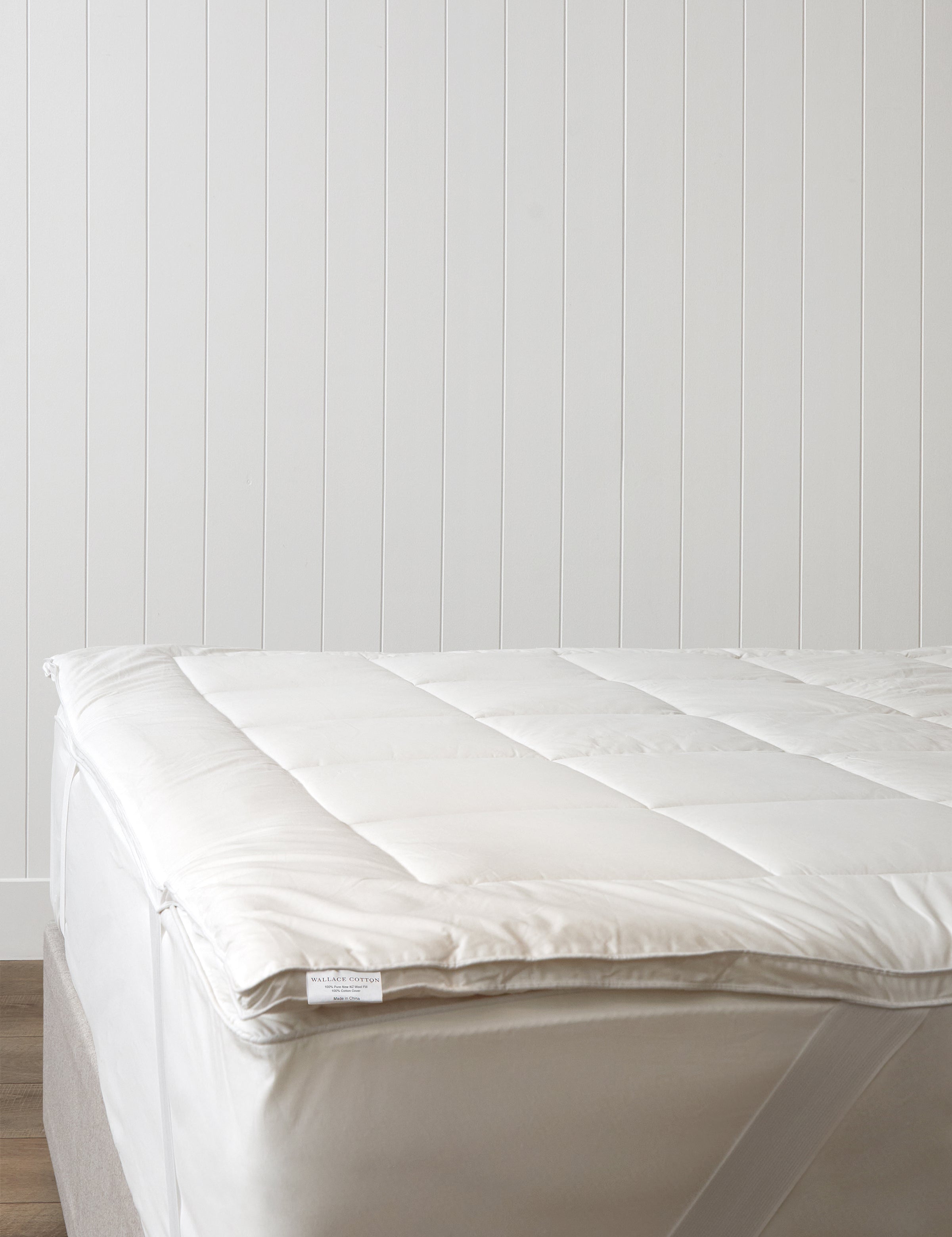 NZ Wool Mattress Topper | White-1